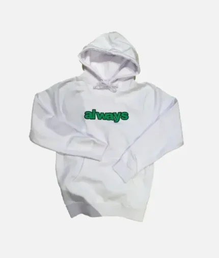 Adwysd Always White Up Hoodie