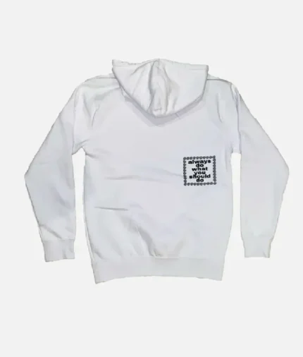 Adwysd Always White Up Hoodie