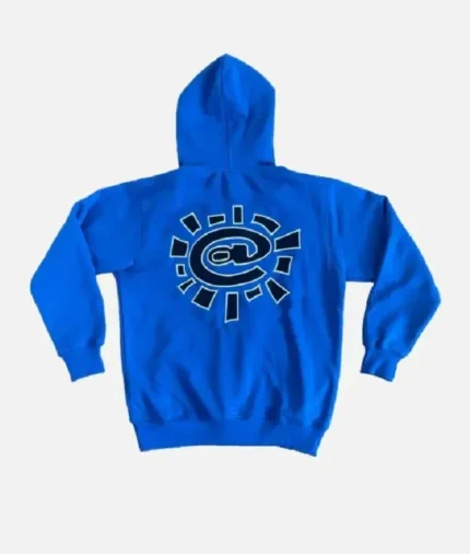 Adwysd Always Royal Blue Up Zip Up Hoodie