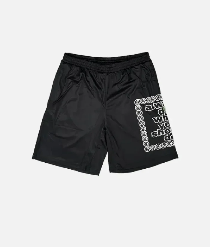 Adwysd Full Black Shorts