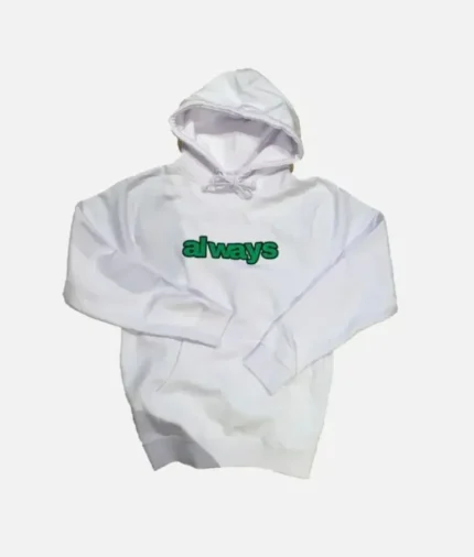 Adwysd Full White Hoodie