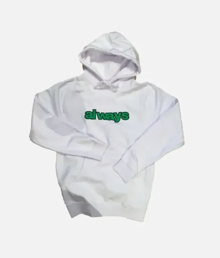 Adwysd Full White Hoodie