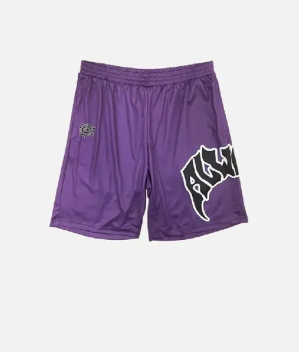 Adwysd Purple Court Breaker Shorts