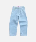 Adwysd Unisex Light Blue Denim Jeans