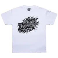 Adwysd Pixelated Dragon White T-shirt