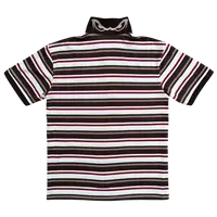 Adwysd Scholar Stripe Polo Brown/Red