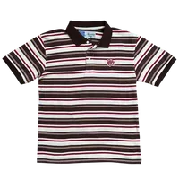 Adwysd Scholar Stripe Polo Brown/Red