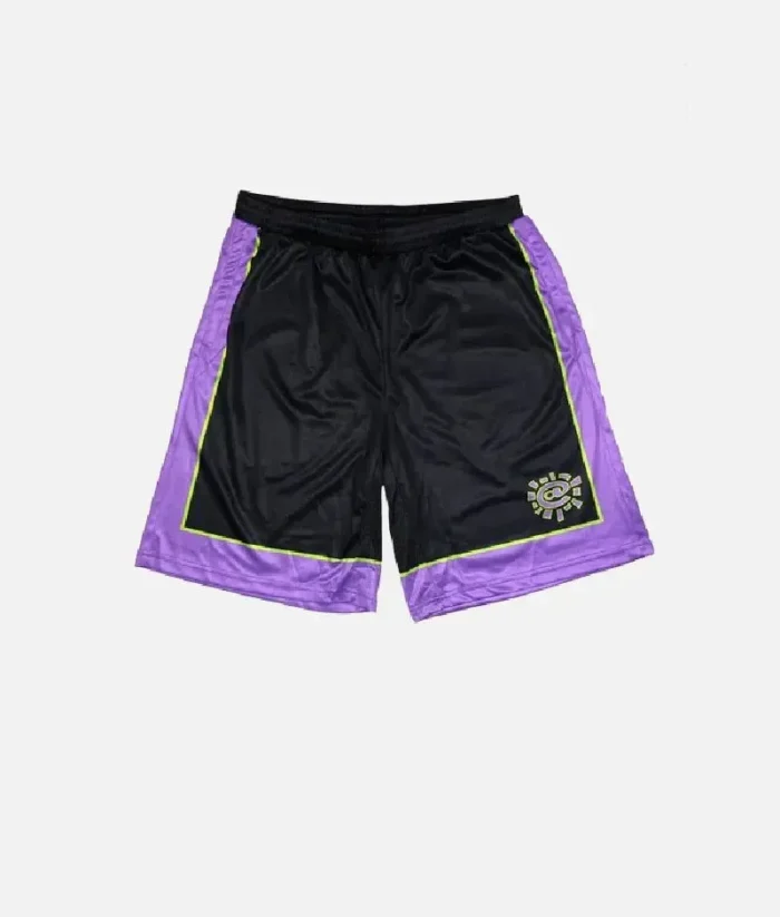 Adwysd Always Cozy Black/Purple Shorts